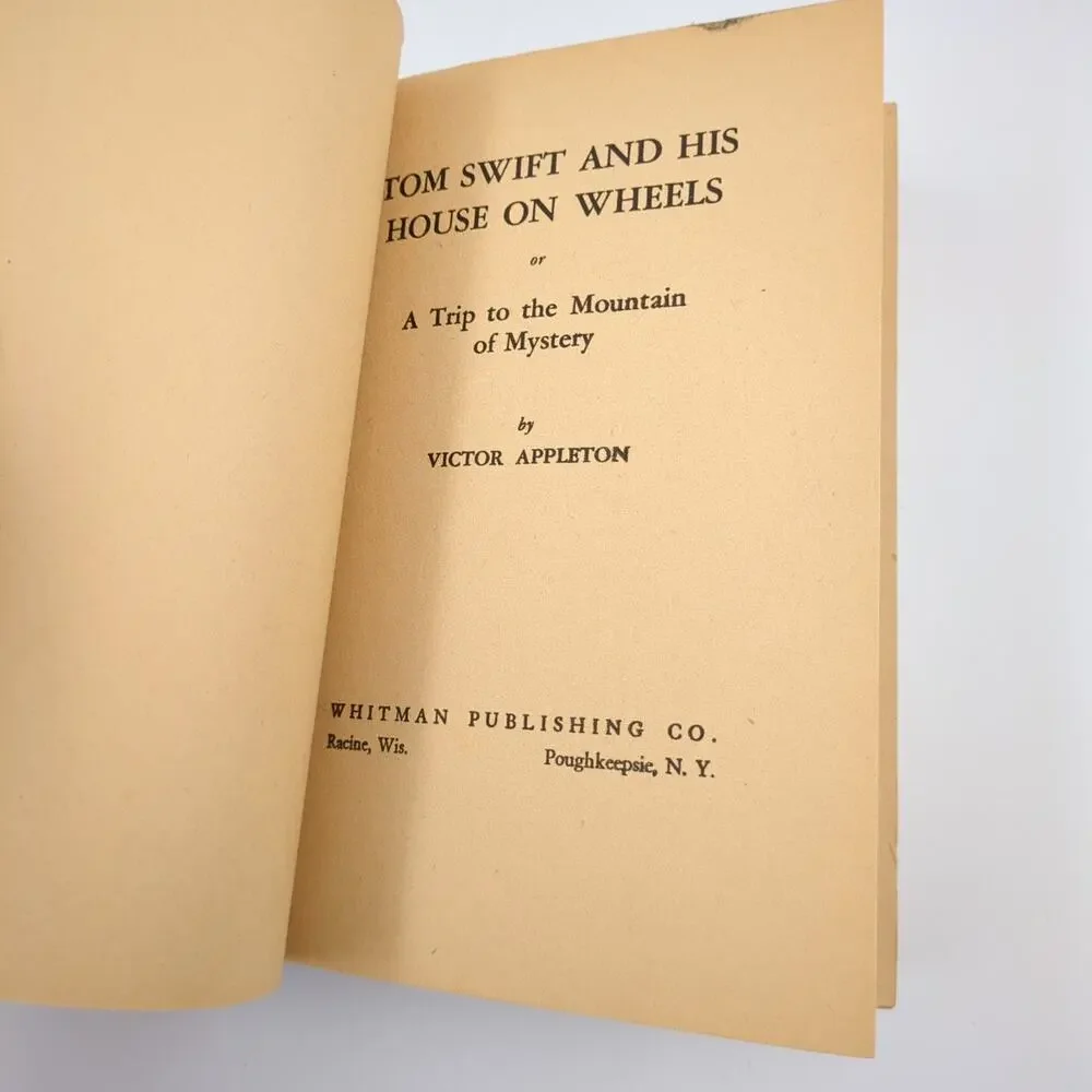 Tom Swift and His House on Wheels Victor Appleton 1929 Whitman Juvenile
